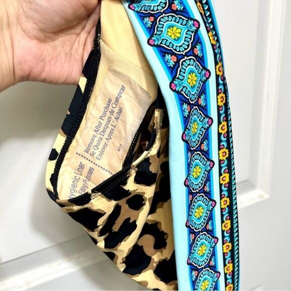 LA BLANCA Running Wild Banded Hipster Bottom Size 12 - Picture 7 of 8